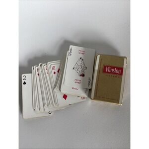 Winston Filters Cigarette Playing Card Deck R.J. Reynolds Tobacco Co 52 Cards